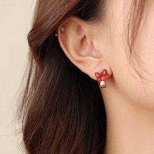 Faux Xmas Earrings Χριστουγεννιάτικα Σκουλαρίκια